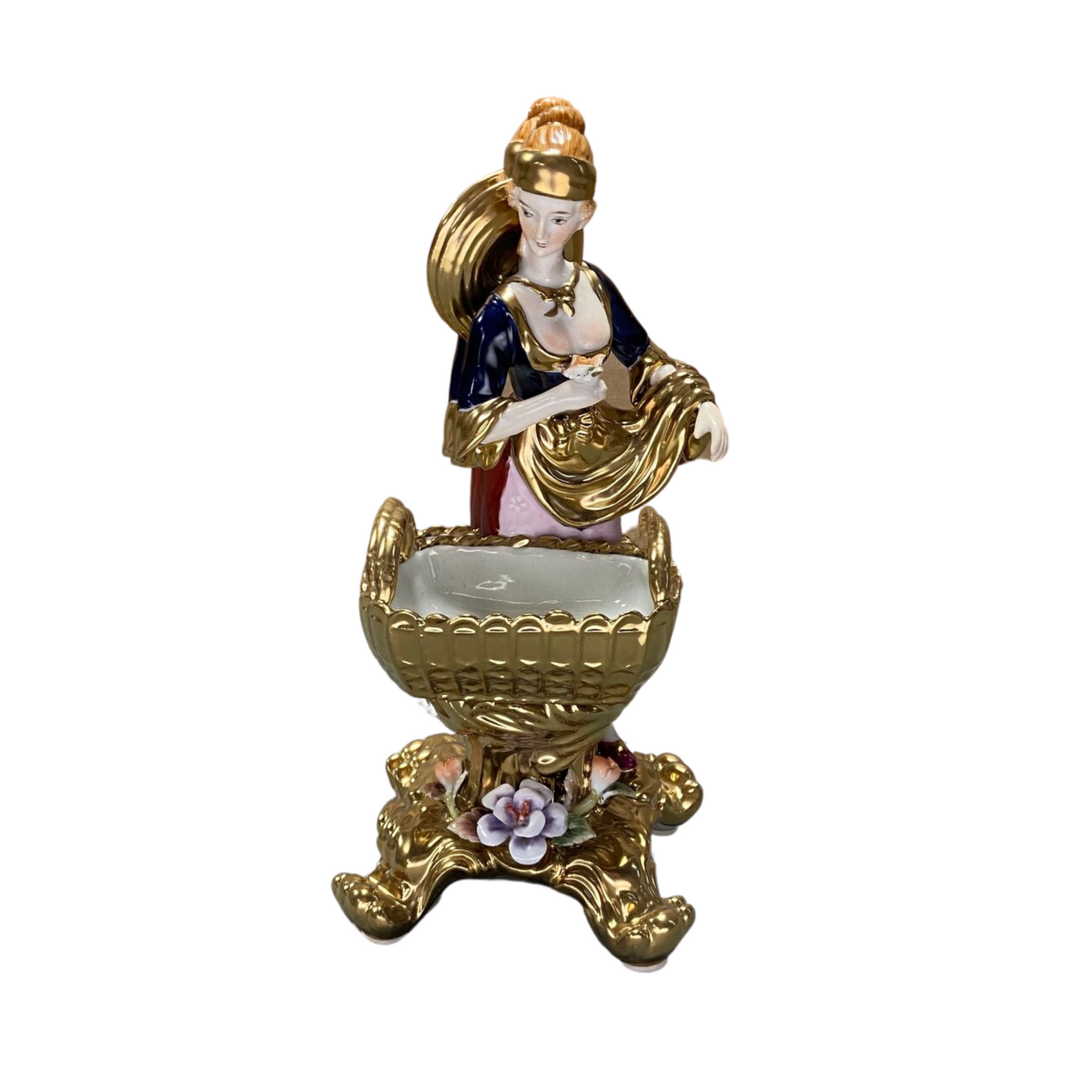 Mom With A Baby Carriage Porcelain Figurine