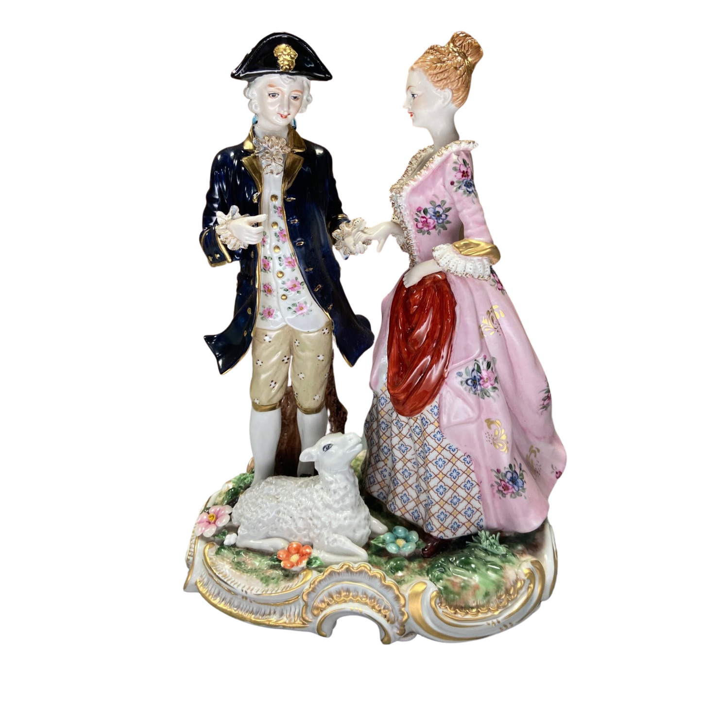 The Courtship Porcelain Figurine