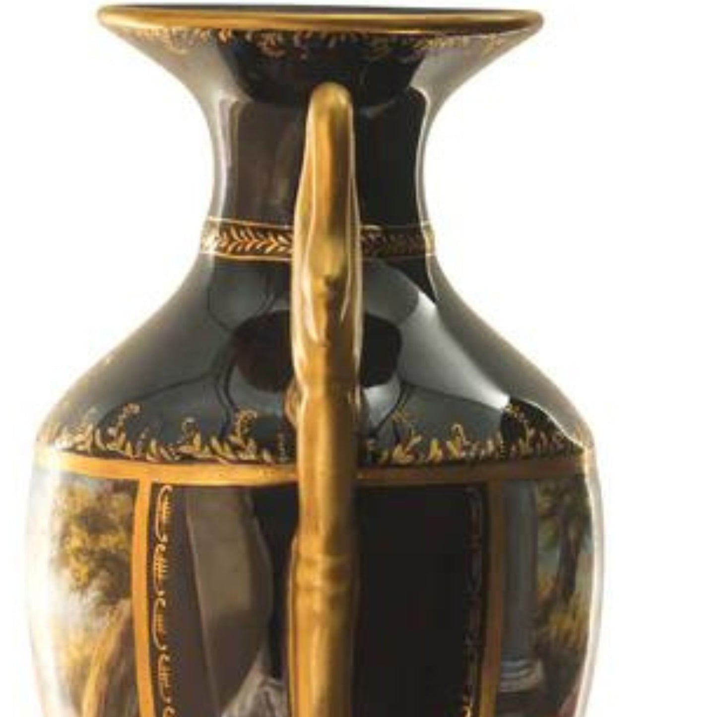 Swan Handle Rococo Vase