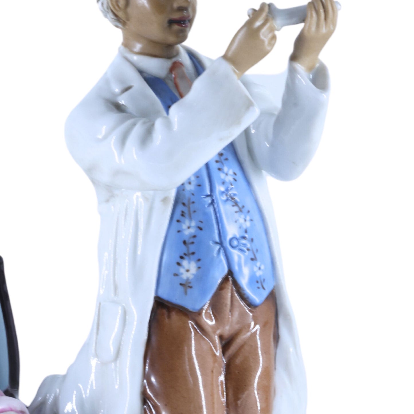 The Doctor Visit Hand-painted Porcelain Figurine