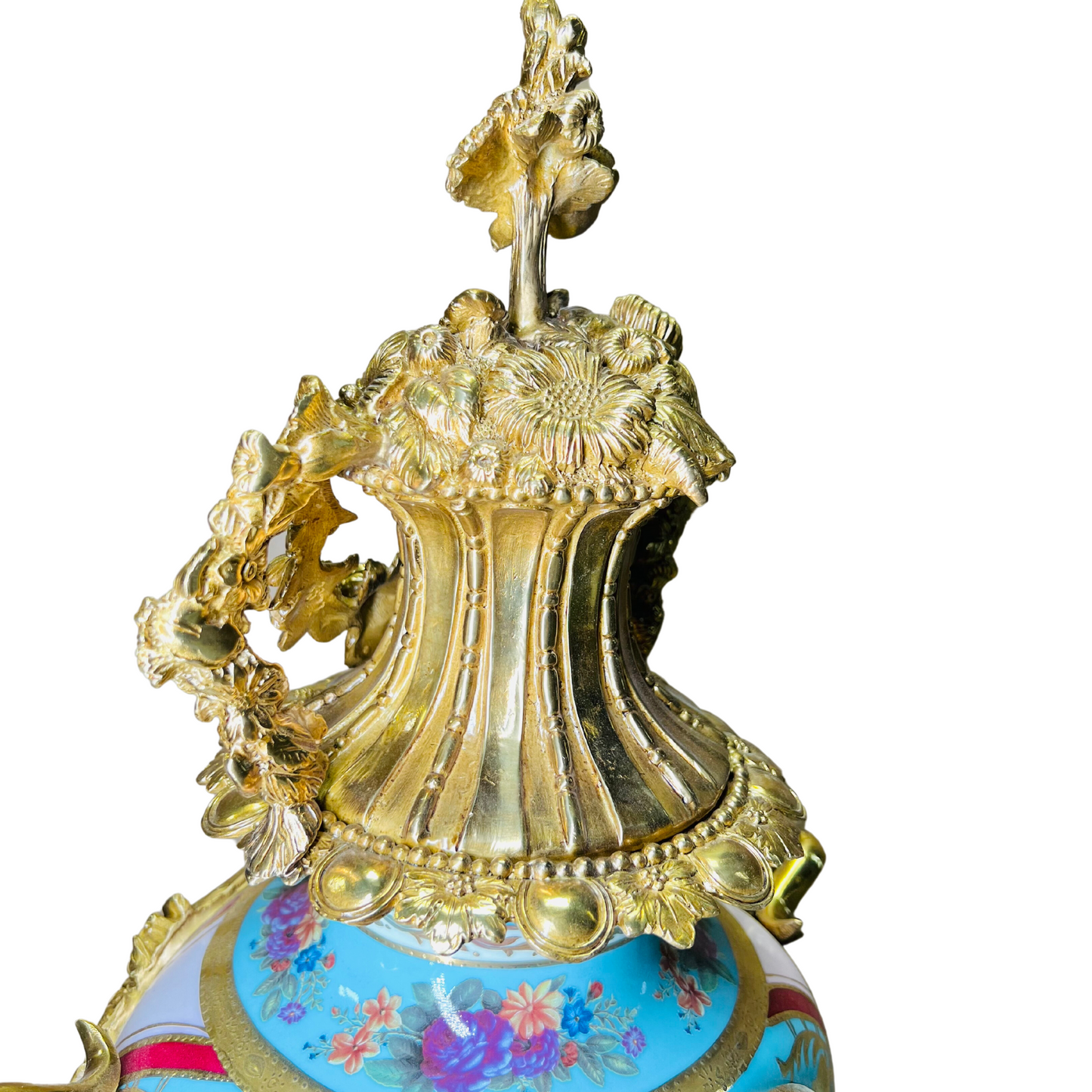 Rococo Cherub Mantel Clock