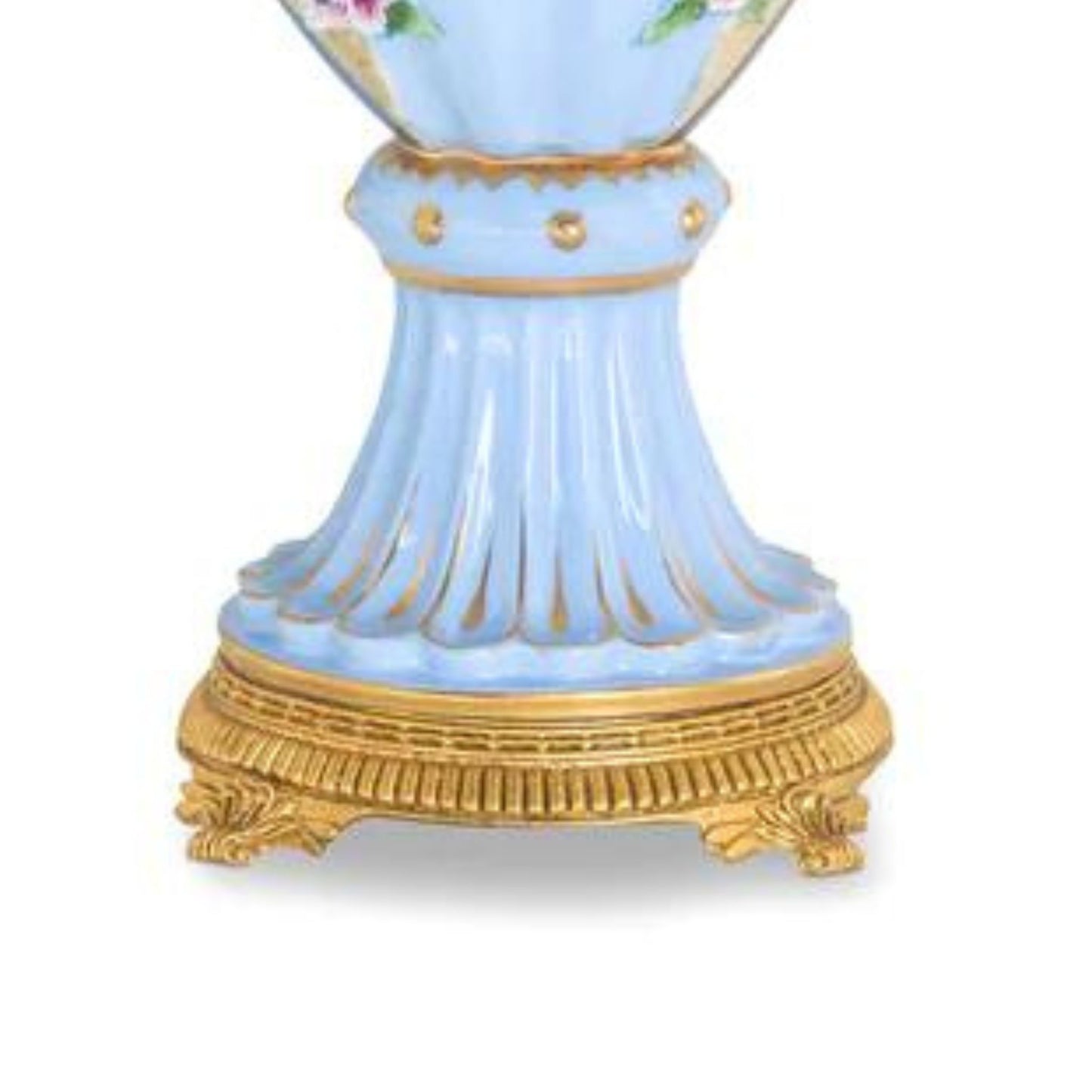 Baroque Hand-painted Motif Covered Jar