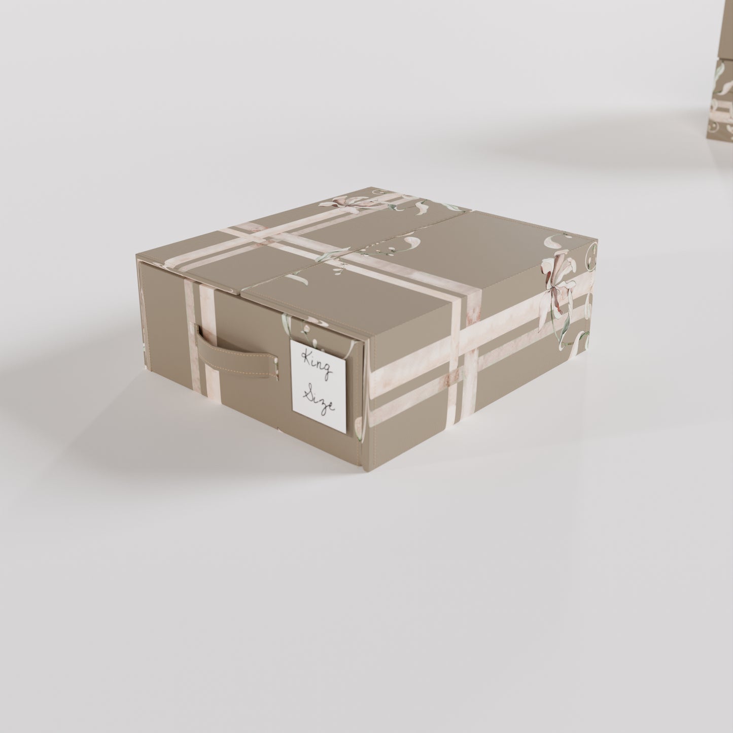 Isabel & Celine Foldable Bedding Storage Box Premium Vegan Leather 4 color set Organiser Collapsible