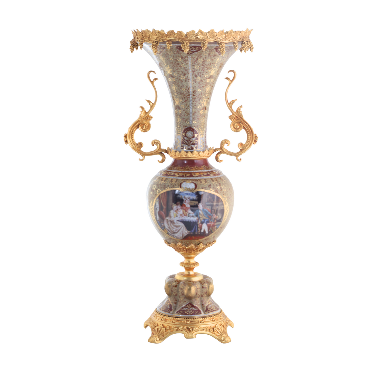 Gold Porcelain Vase