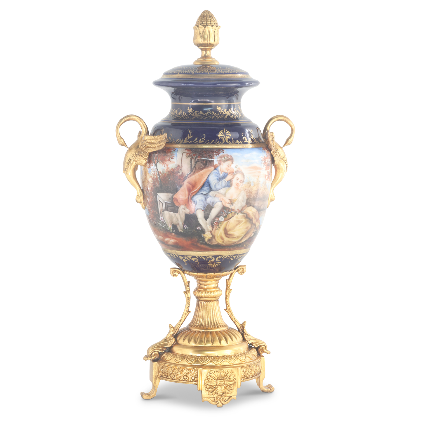 Baroque Motif Jar