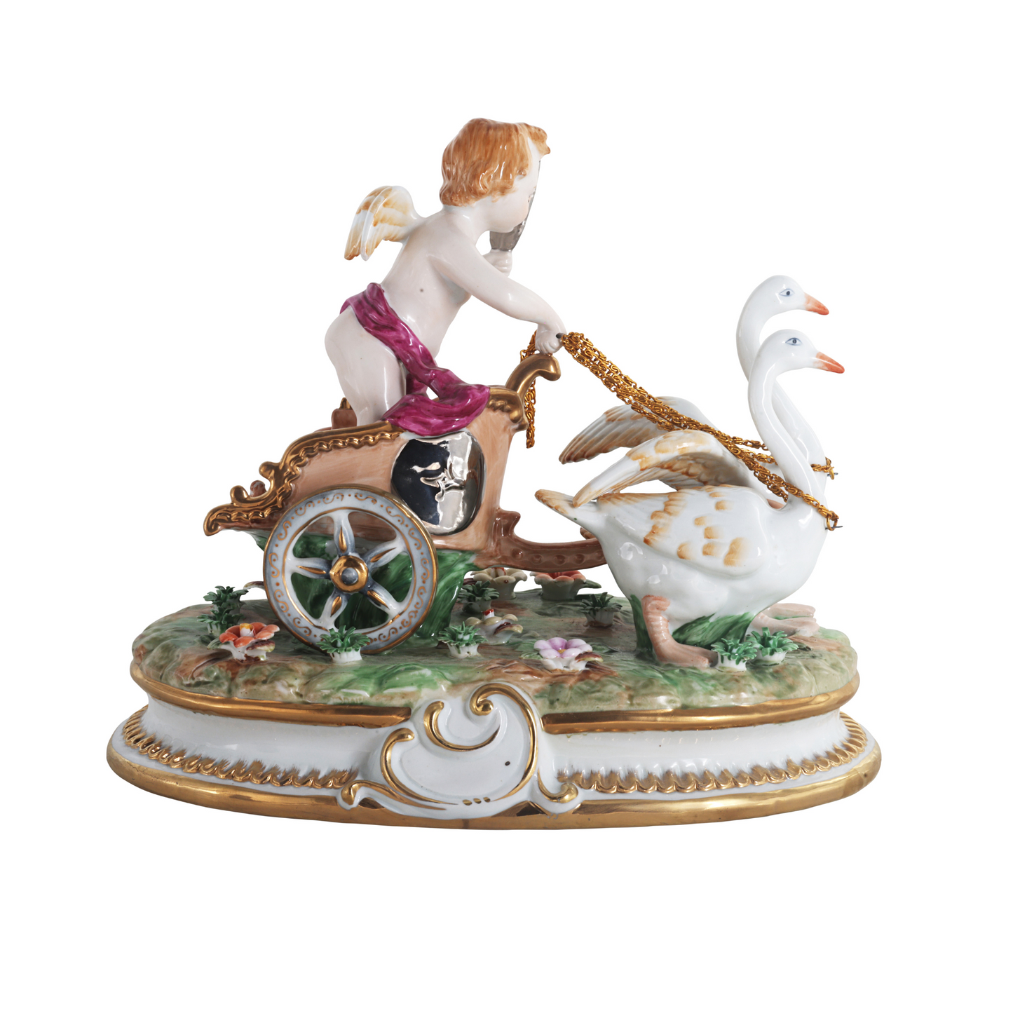 Goose Carriage with Cherubs