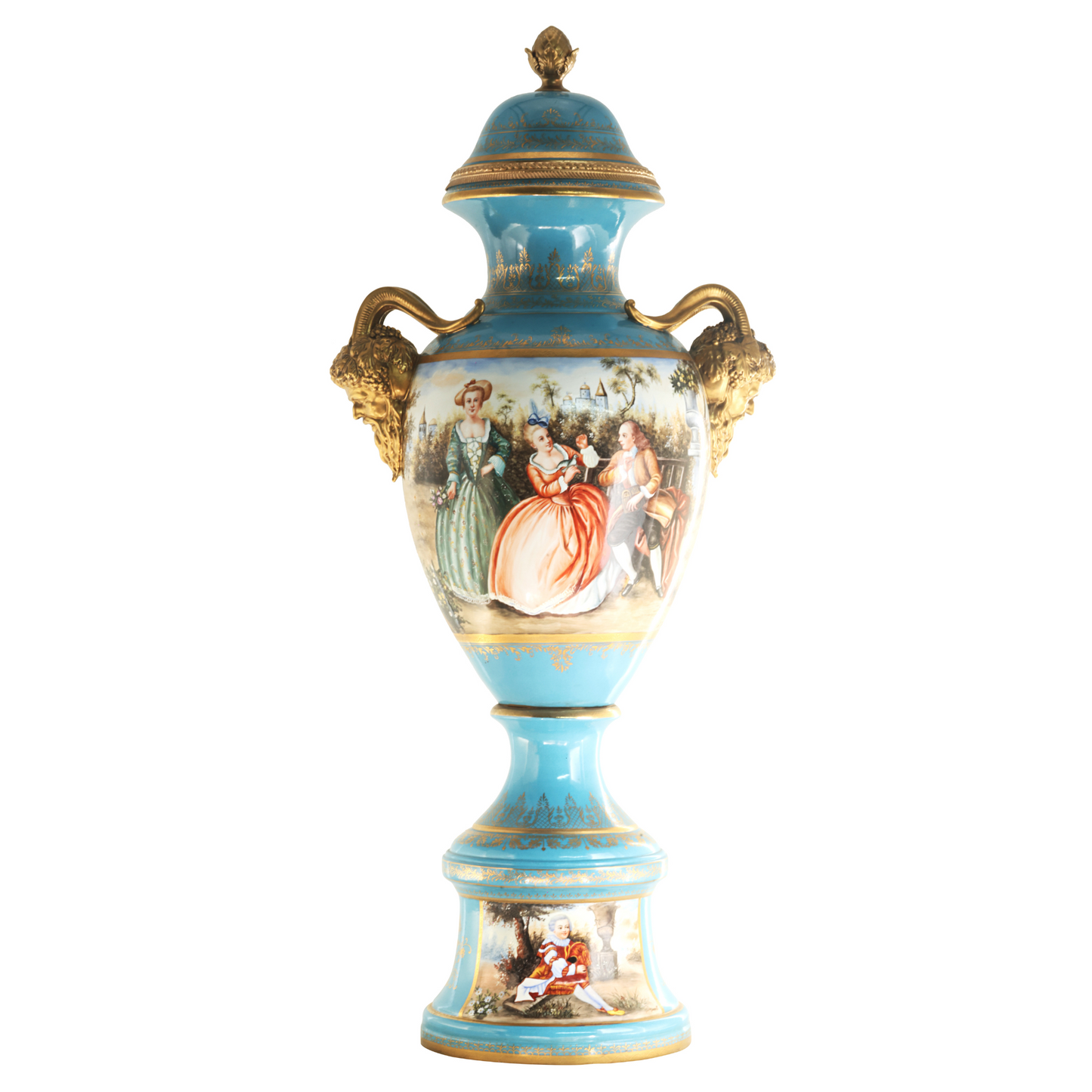 Rococo Style Porcelain Vase
