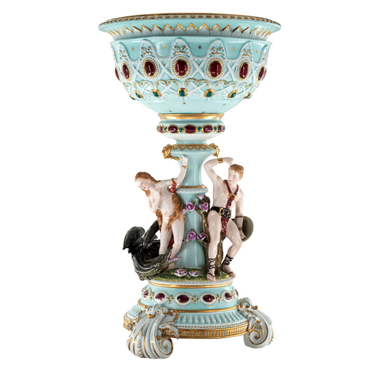 Porcelain Decorative Warrior Bowl