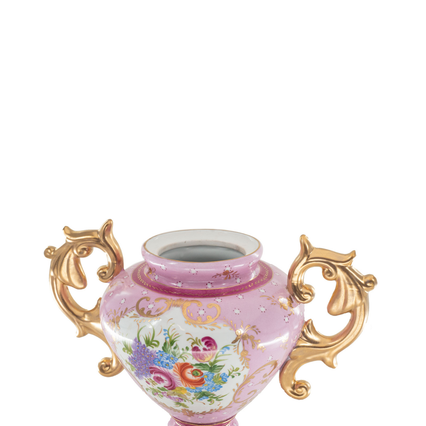 Cherub Hand-painted Porcelain Vase