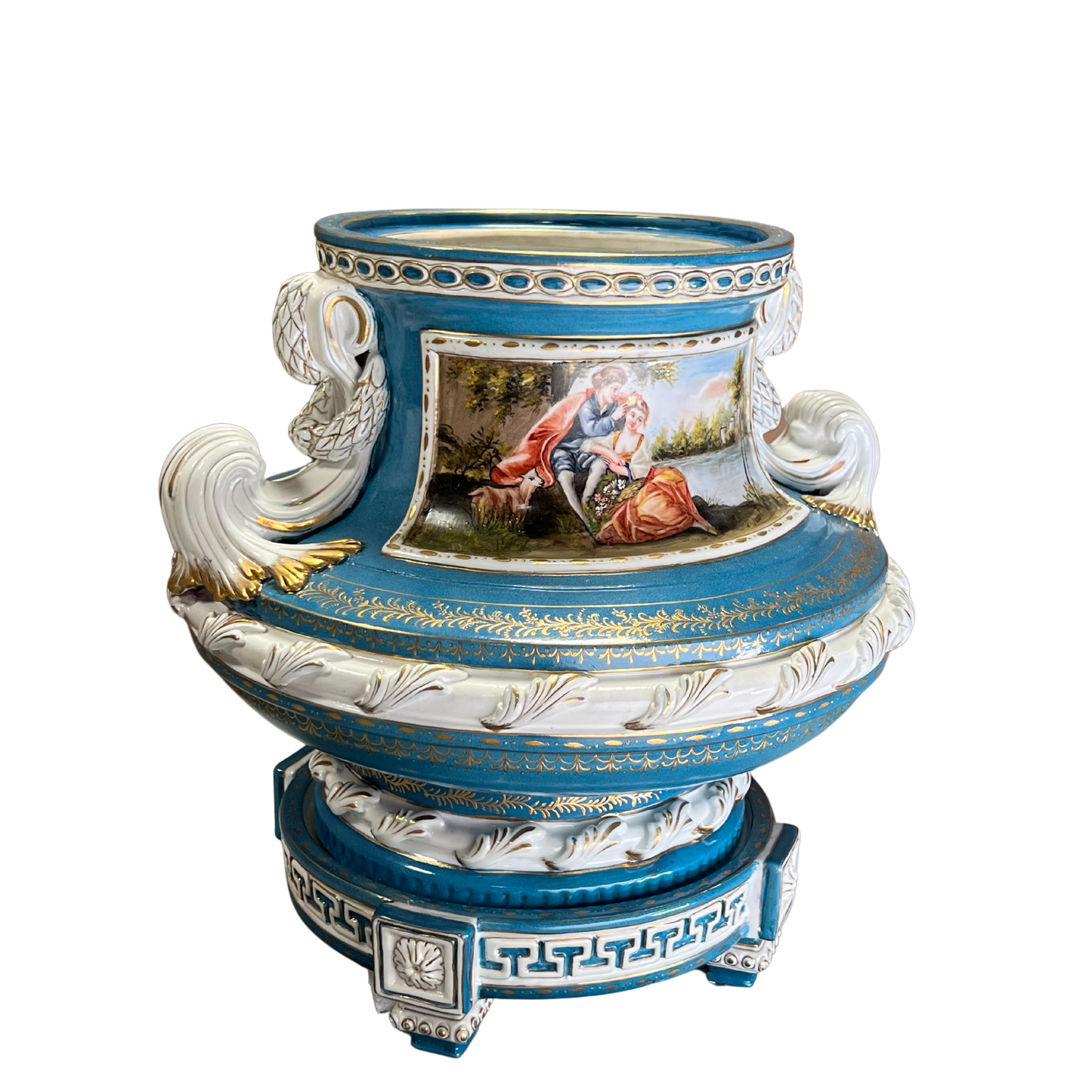 Gorgeous Hand Painted Porcelain Jar