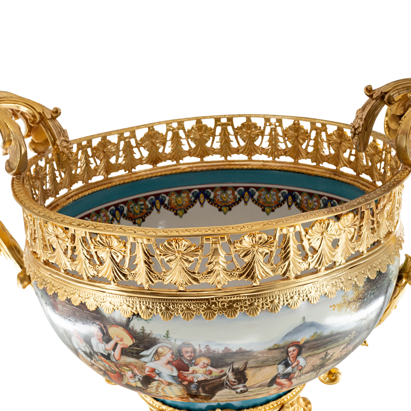 Porcelain Decorative Center Piece Bowl