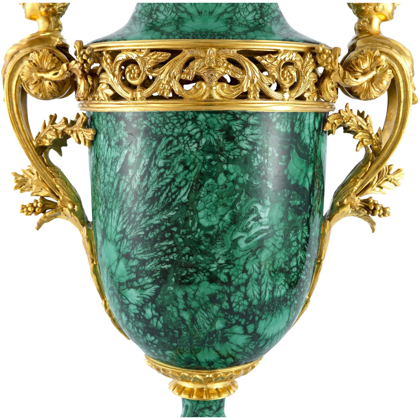 DECOELEVEN ™ Bronze and Porcelain Jar in Classic Green