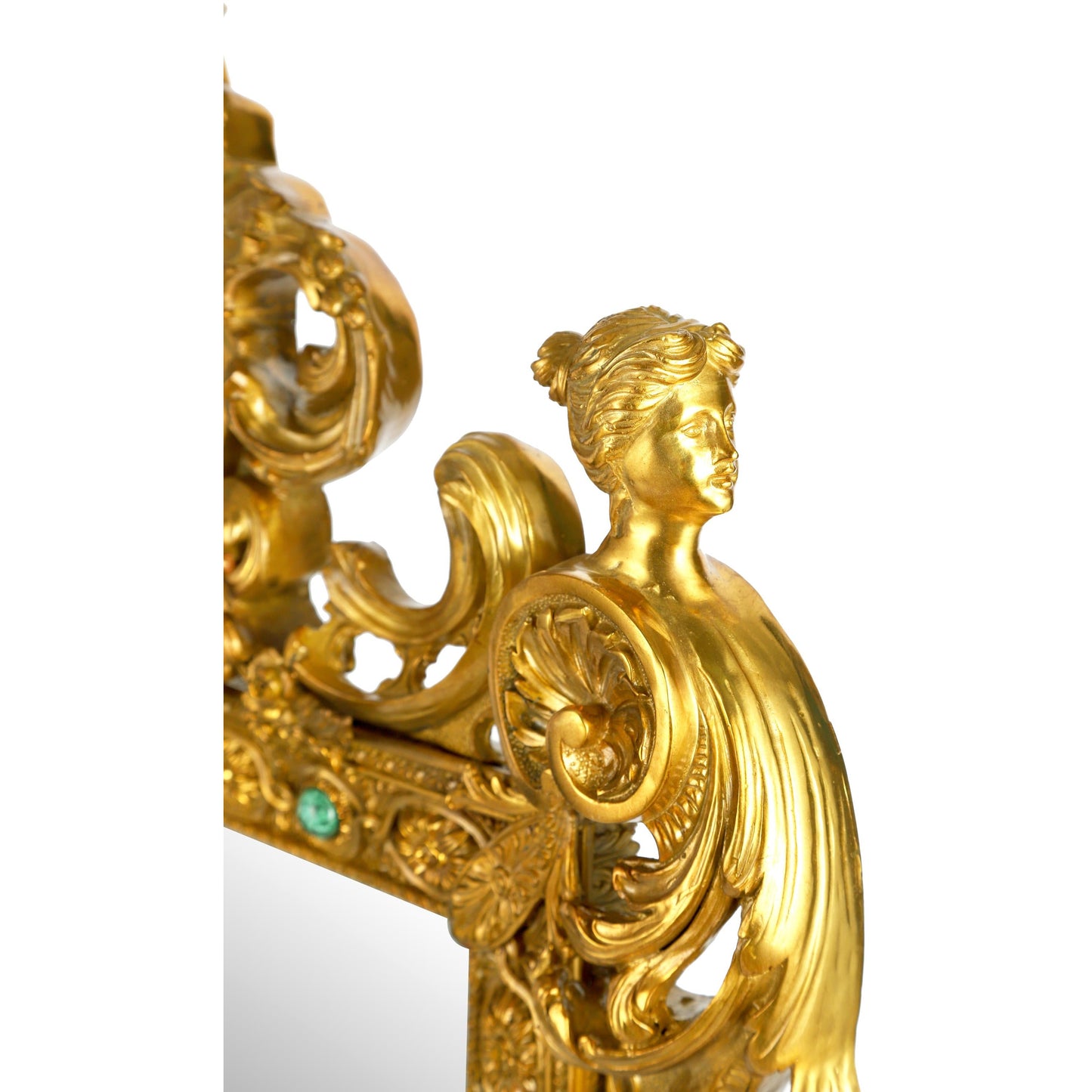 DECOELEVEN ™ Louis XV Style Bronze Mirror