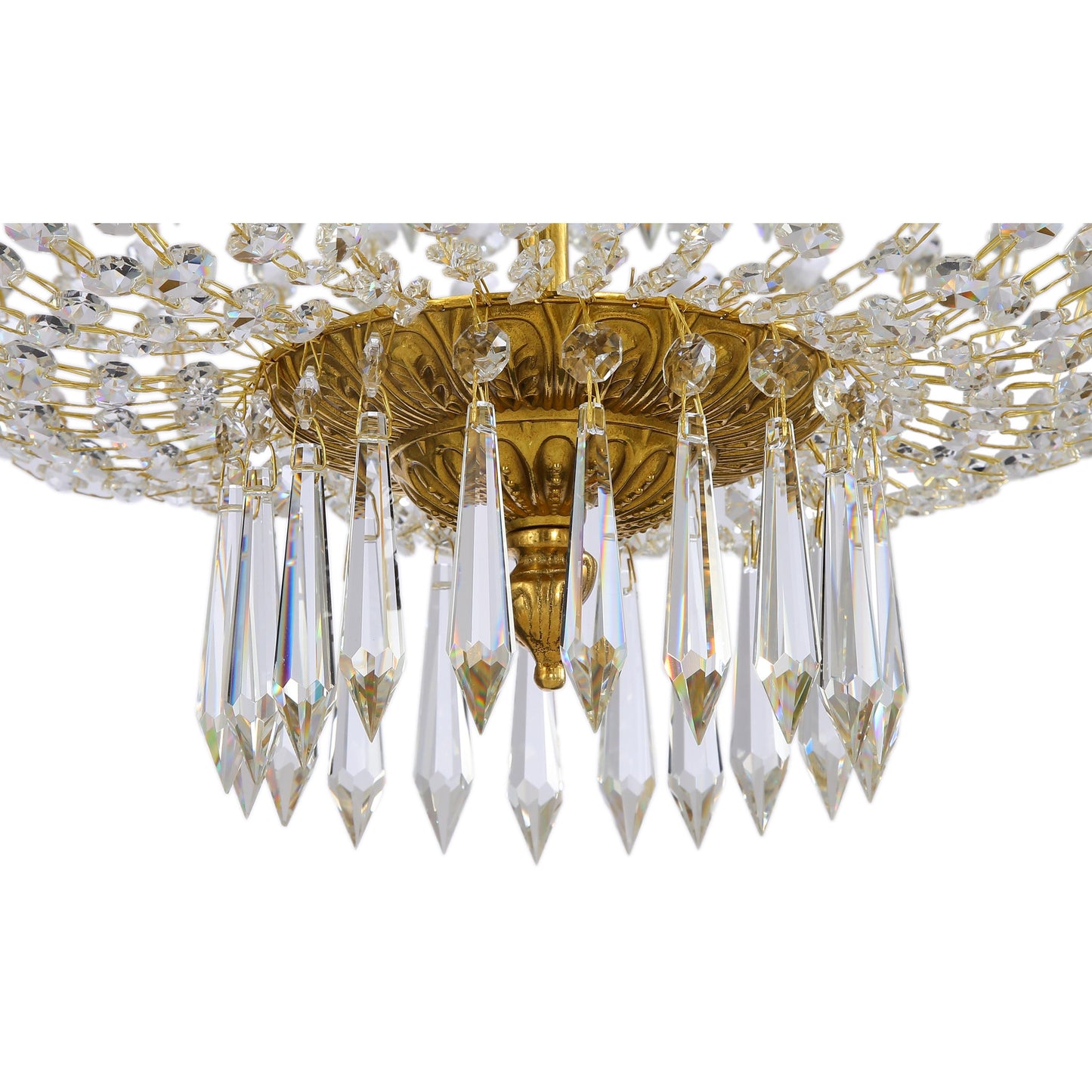 Empire Style Basket Chandelier