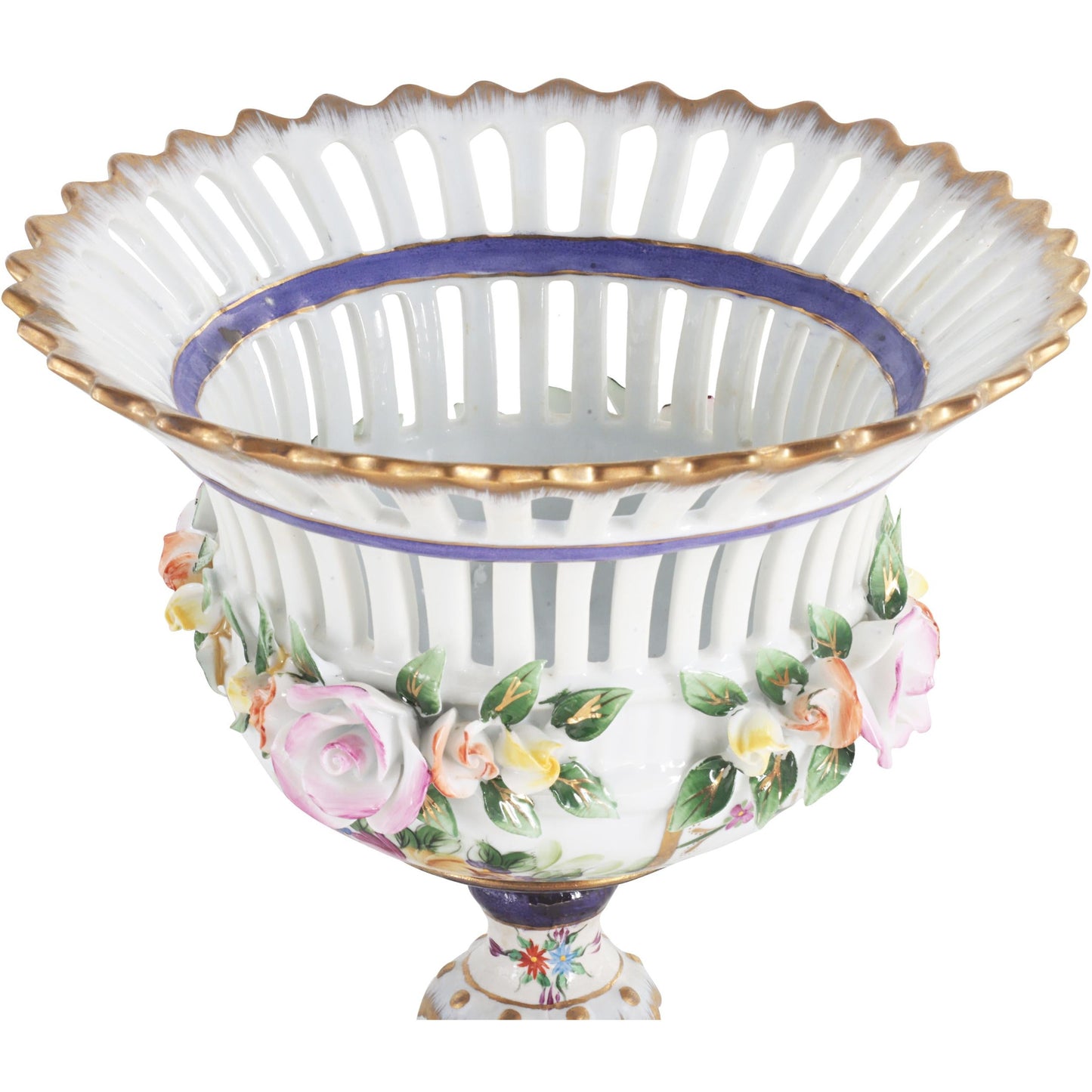 White Floral Bowl