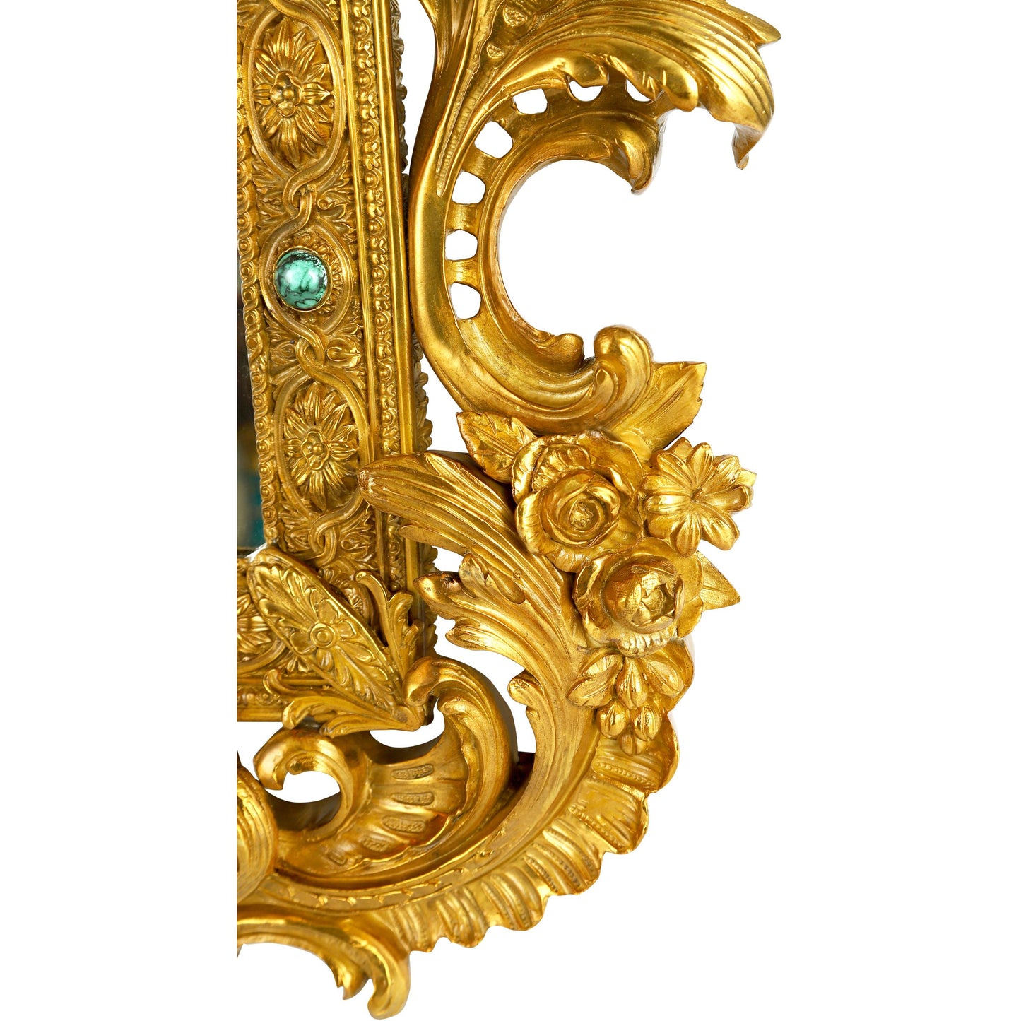 DECOELEVEN ™ Louis XV Style Bronze Mirror