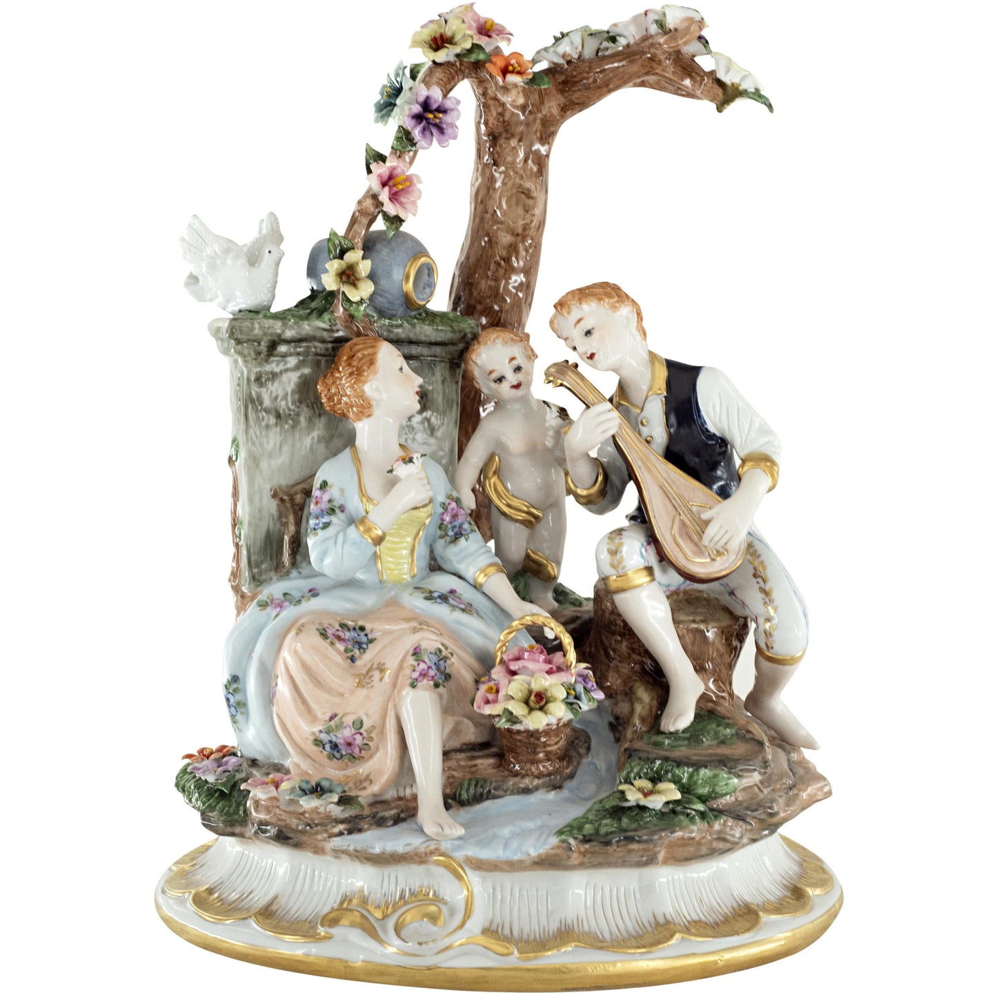 Family Musical Figurine In Nature