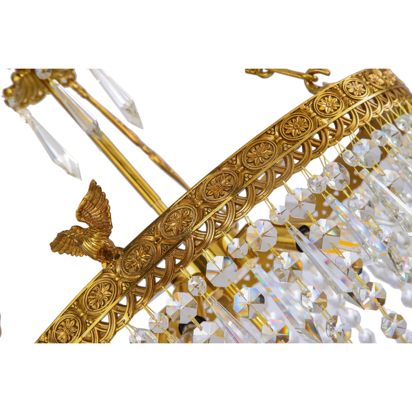 Empire Style Basket Chandelier