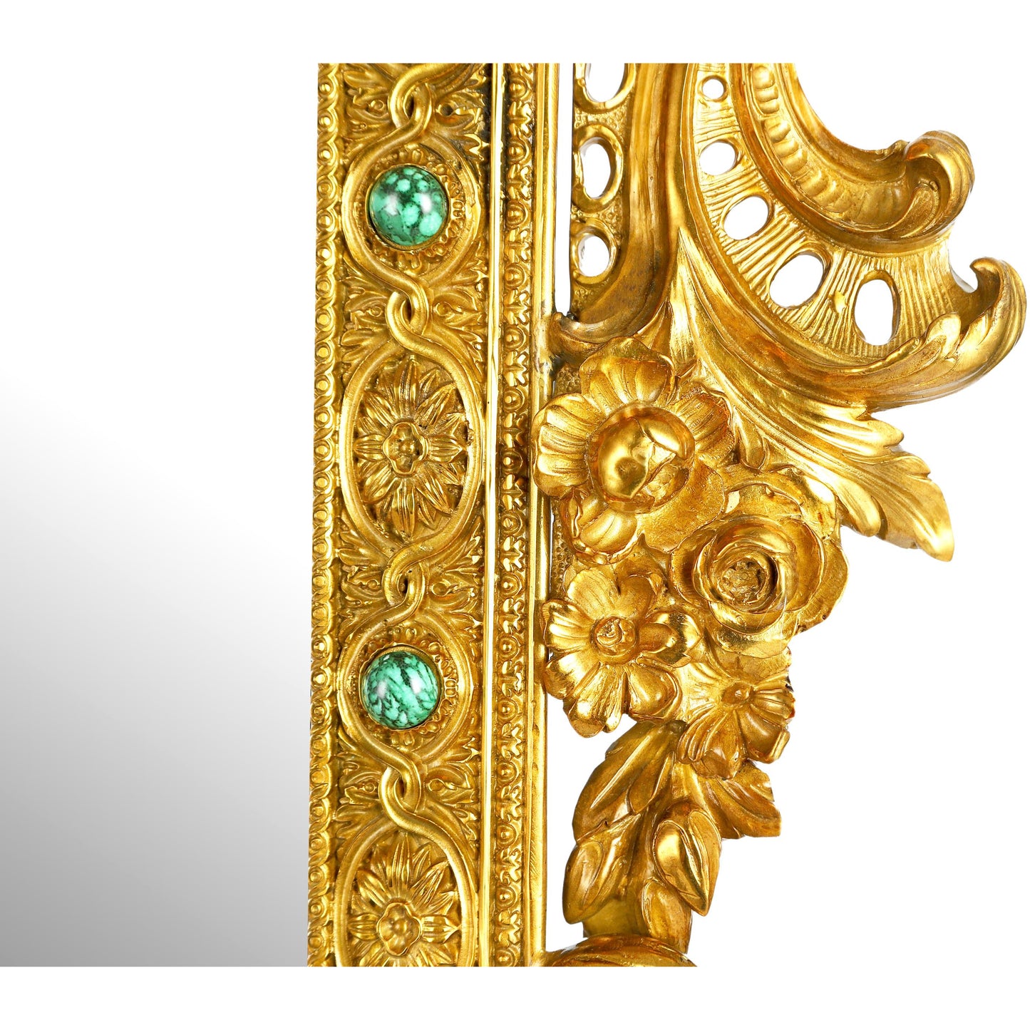 DECOELEVEN ™ Louis XV Style Bronze Mirror