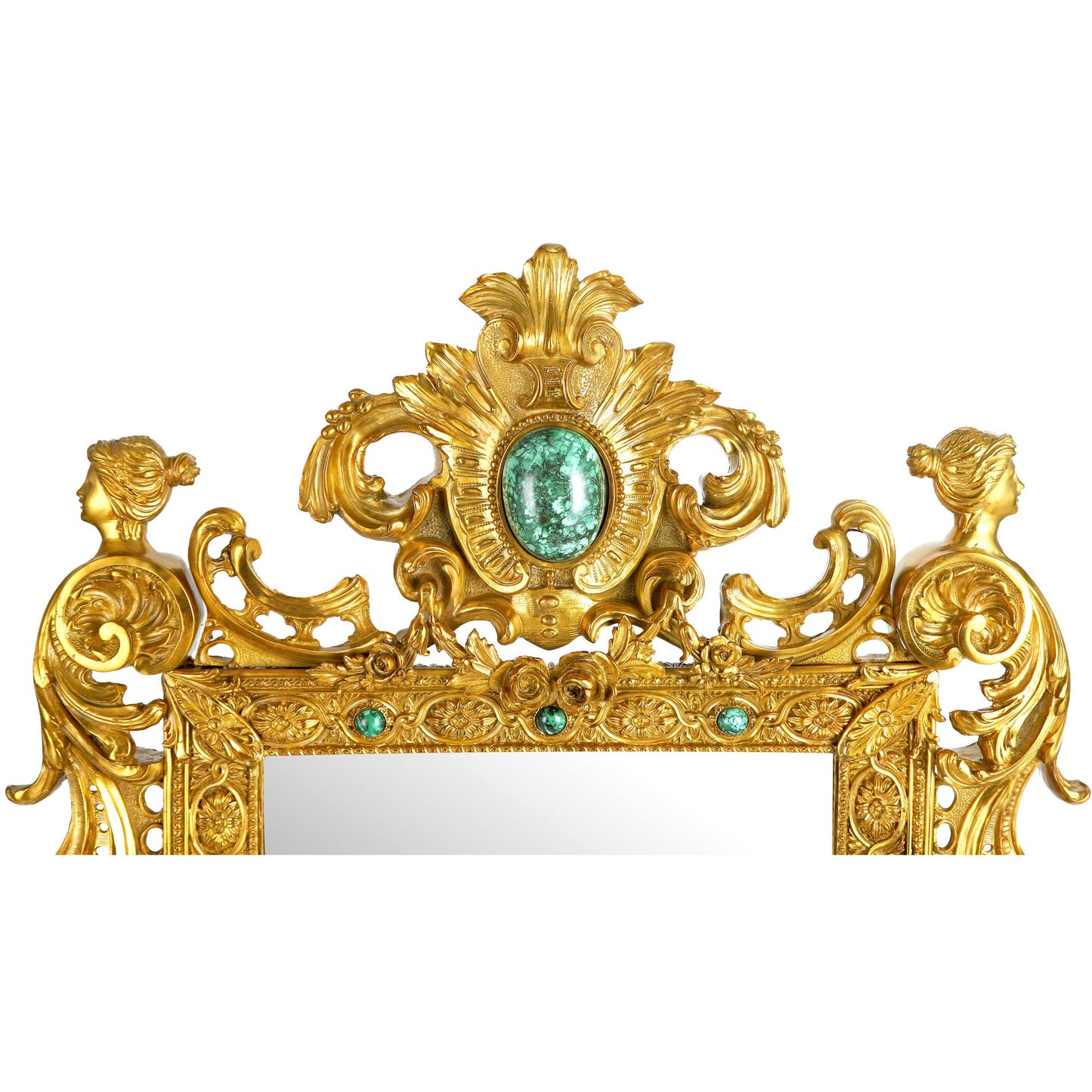 DECOELEVEN ™ Louis XV Style Bronze Mirror