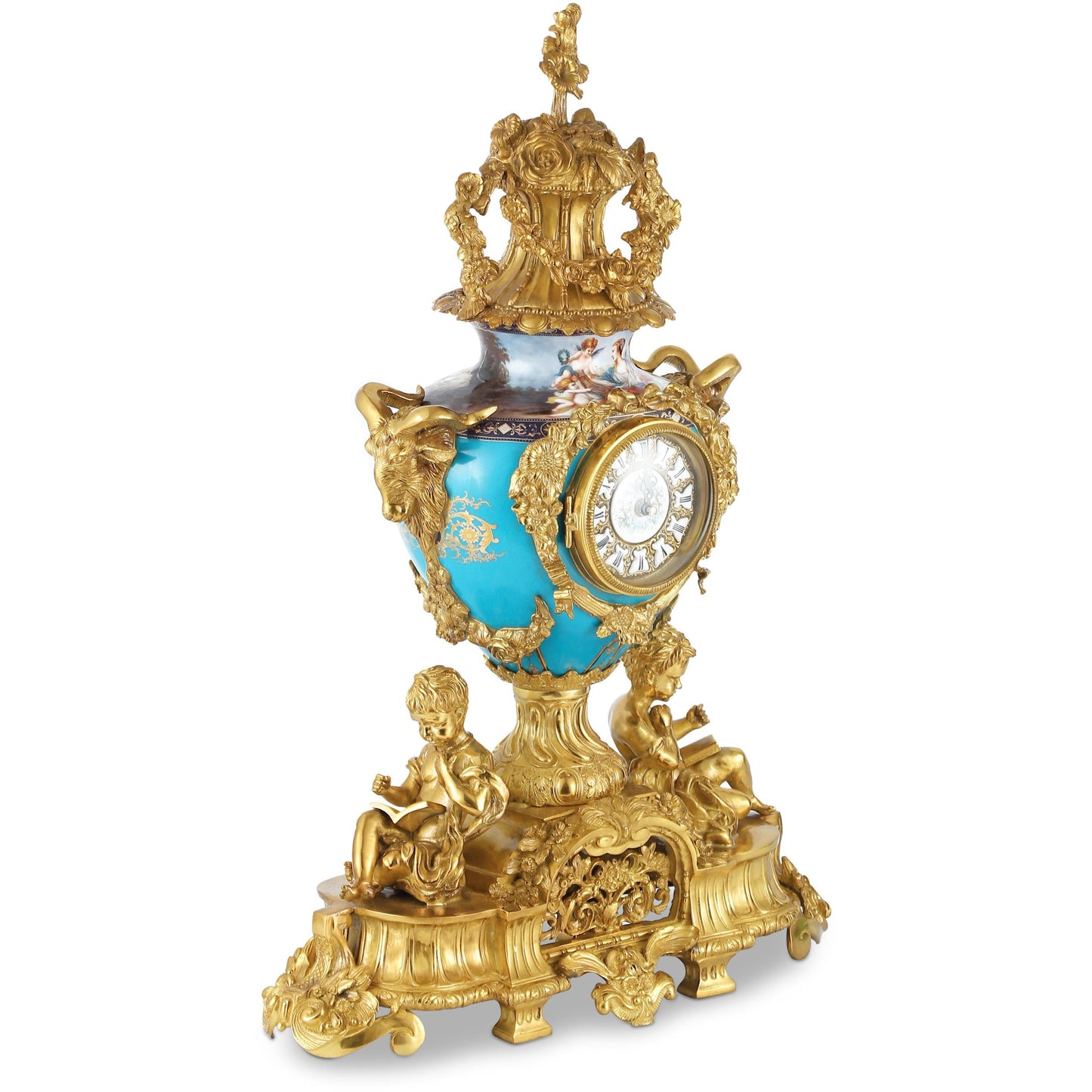DECOELEVEN ™ Bronze Cherub Clock