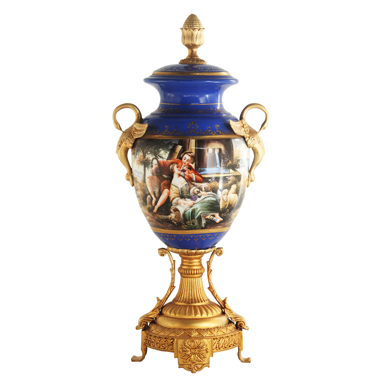 Baroque Motif Jar