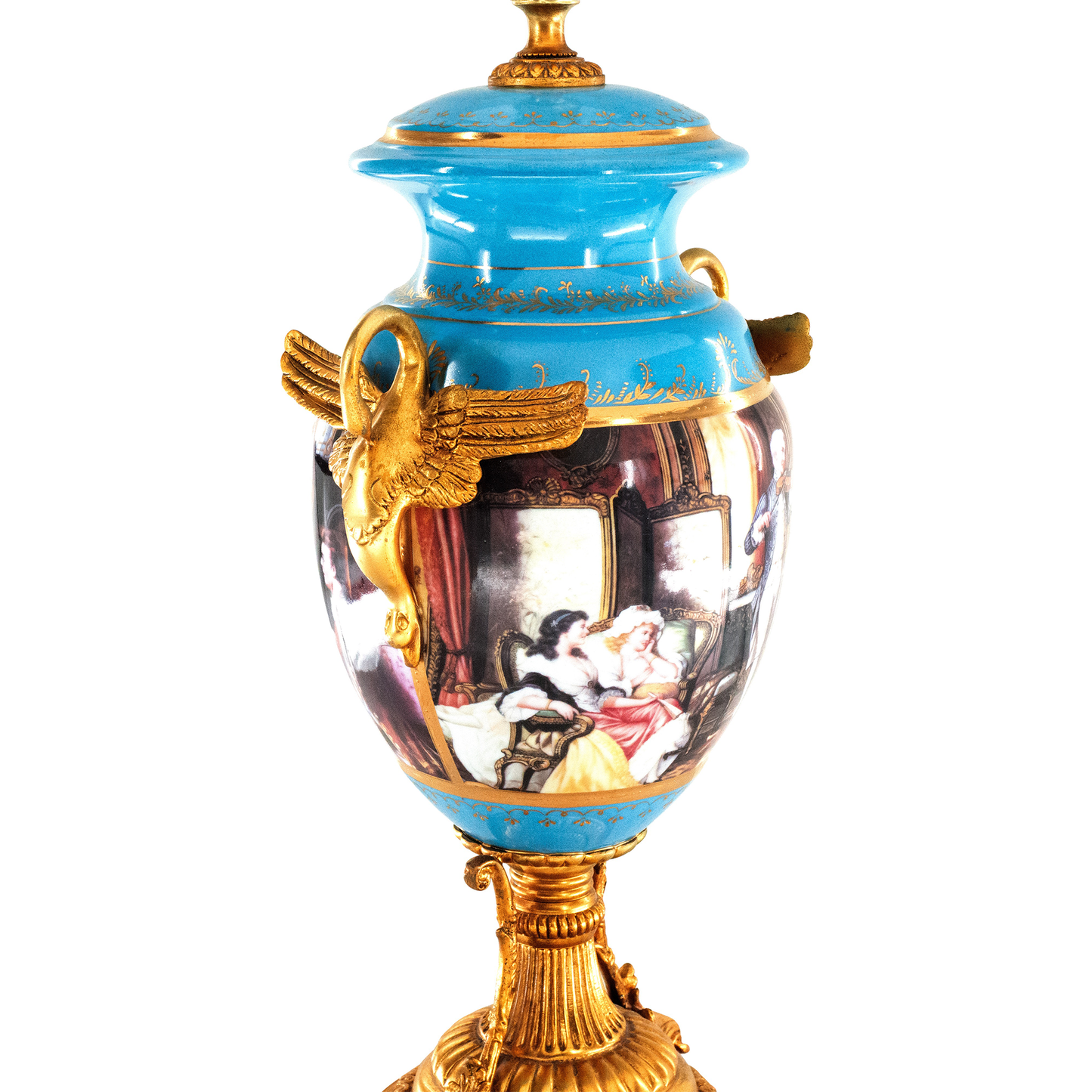 Baroque Motif Covered Jar