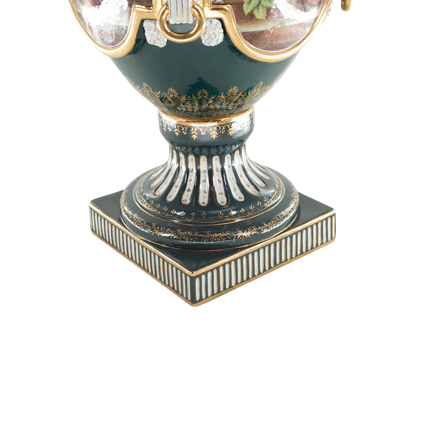 Hand-Painted Louis XV Style Porcelain Vase