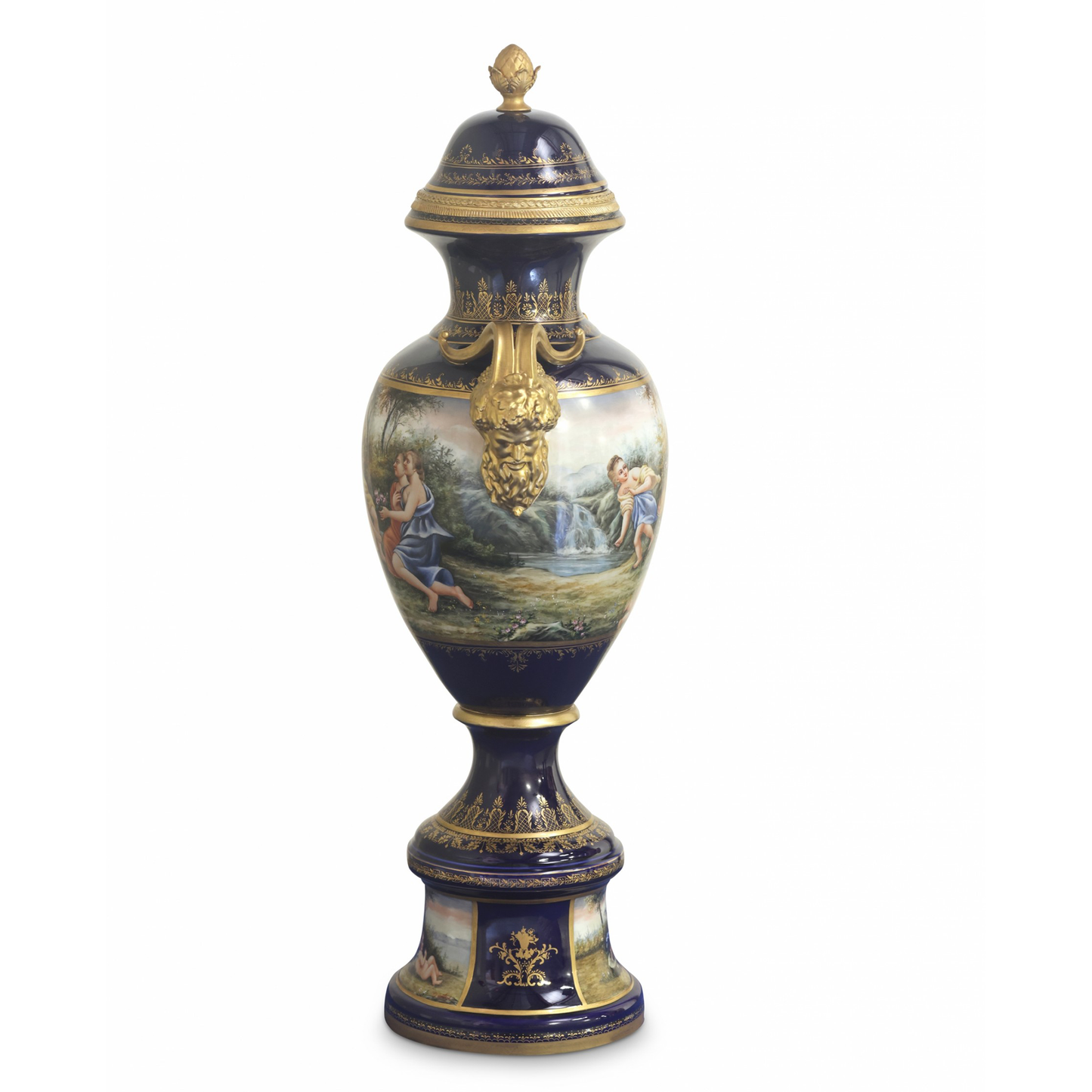 Mythological Hand-painted Porcelain Vase
