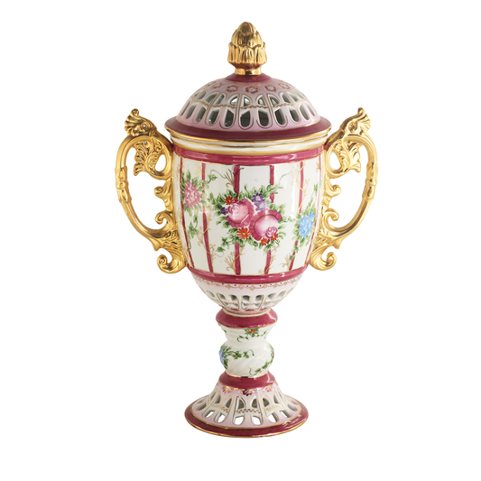 Potpourri Hand-painted Porcelain Jar